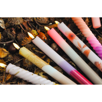 Led pillar kaars glittering Fall