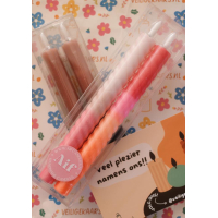 Swirl LED Kaars Roze