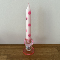 Dinerkaars smiley roze