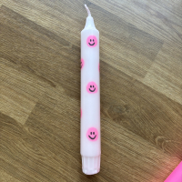 Dinerkaars smiley roze