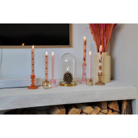 Led kaars dennenappel   ~RC