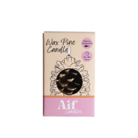 Led kaars dennenappel   ~RC