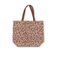 Canvas Tas Leopard Bruin - Stijlvol & Duurzaam