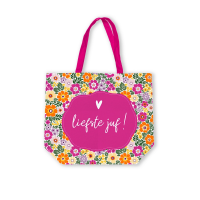Tas Liefste Juf Summer Flower – Vrolijke, Ruime & Duurzame Juffentas