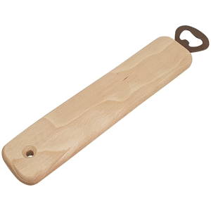 Houten bieropener groot (eigen tekst)