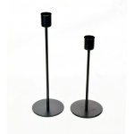 Zwarte Kandelaar Sprietje 18 cm - Modern Design