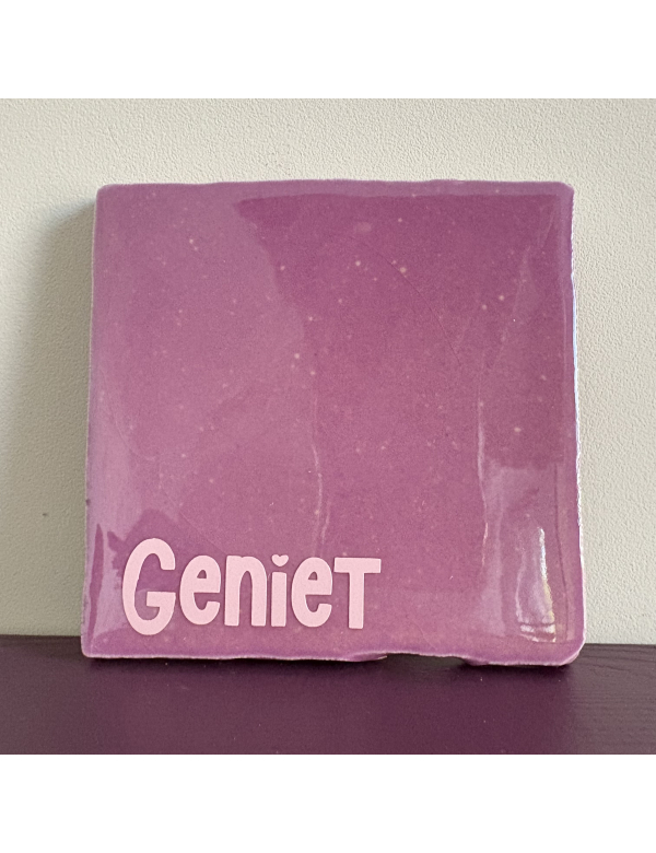 Tegeltje Geniet Tegeltje Geniet