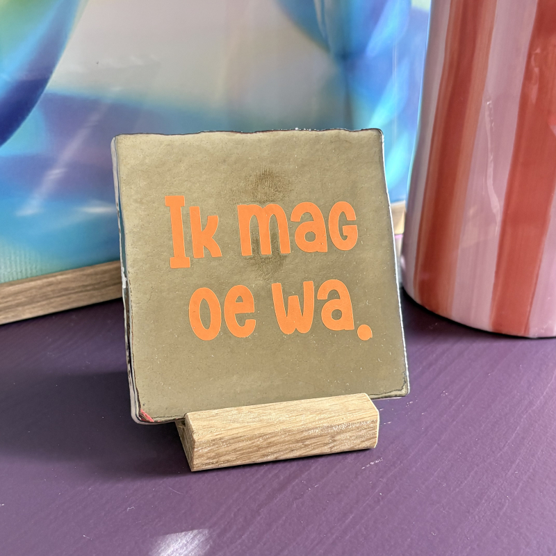 Twentse Tegel 'Ik Mag Oe Wa' 
