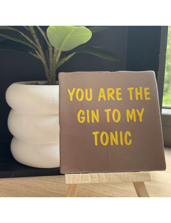 Tegeltje Gin Tonic