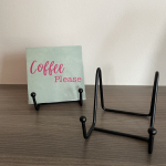 Tegel Standaard Klein Zwart - Elegant en Compact Display