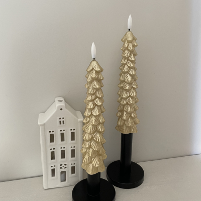 Led X-mas Tree kaars set van 2