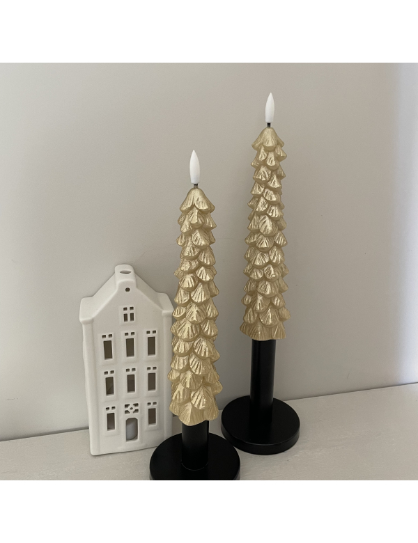 Led X-mas Tree kaars set van 2