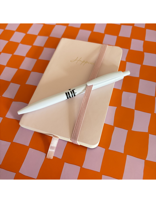 Notitie boekje met juf pen Notitie boekje met juf pen