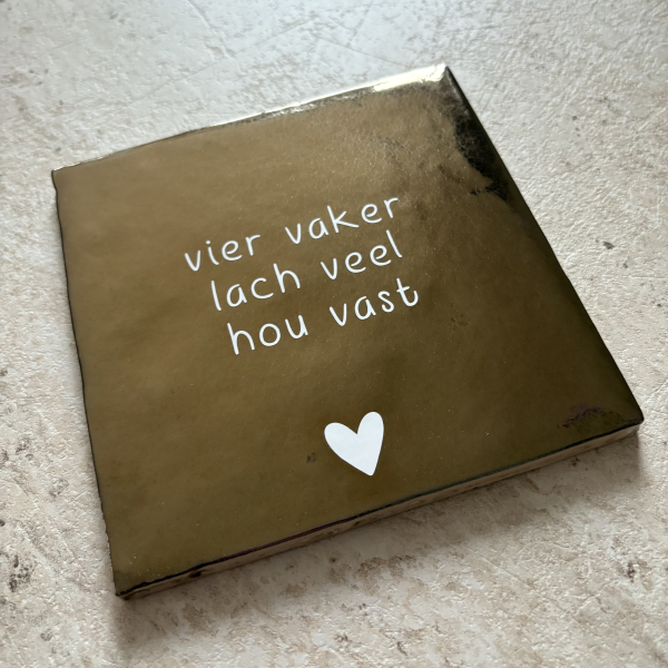 Gouden tegel vier vaker