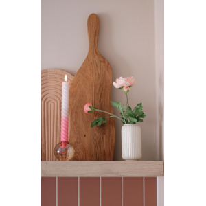 Swirl LED Kaars Roze