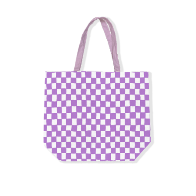 Canvas tas checkerboard
