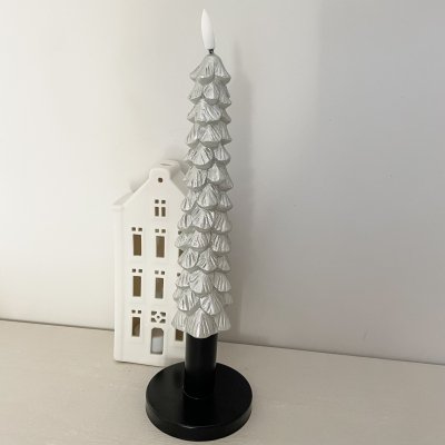 Led X-mas tree kaarsen set van 2