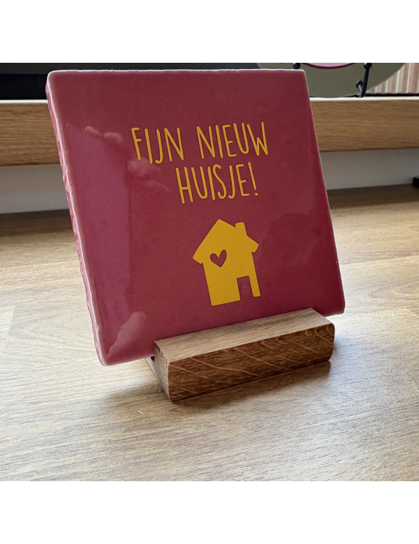 Tegel fijn nieuw huisje 