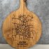Kleine ronde borrelplank
